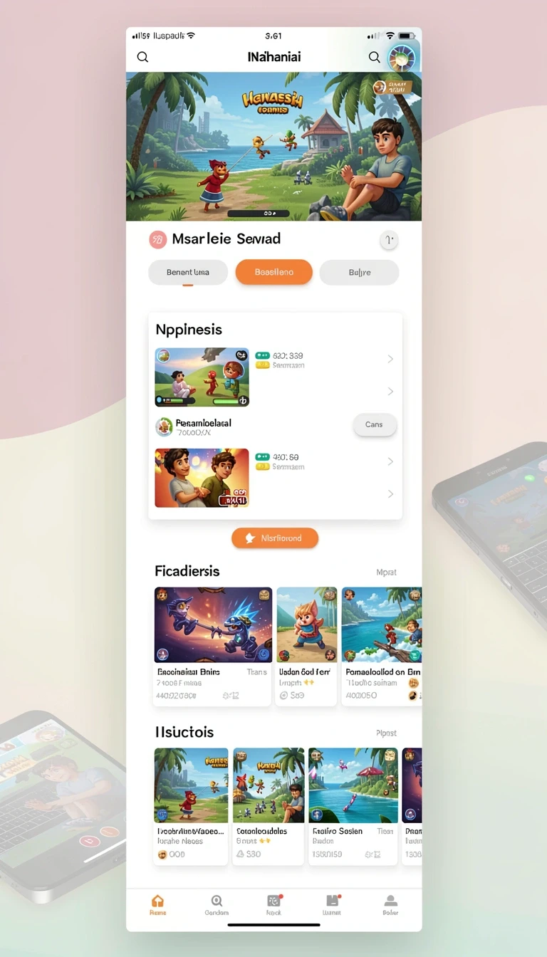 Cuplikan layar menu unduhan seni108 untuk perangkat Android